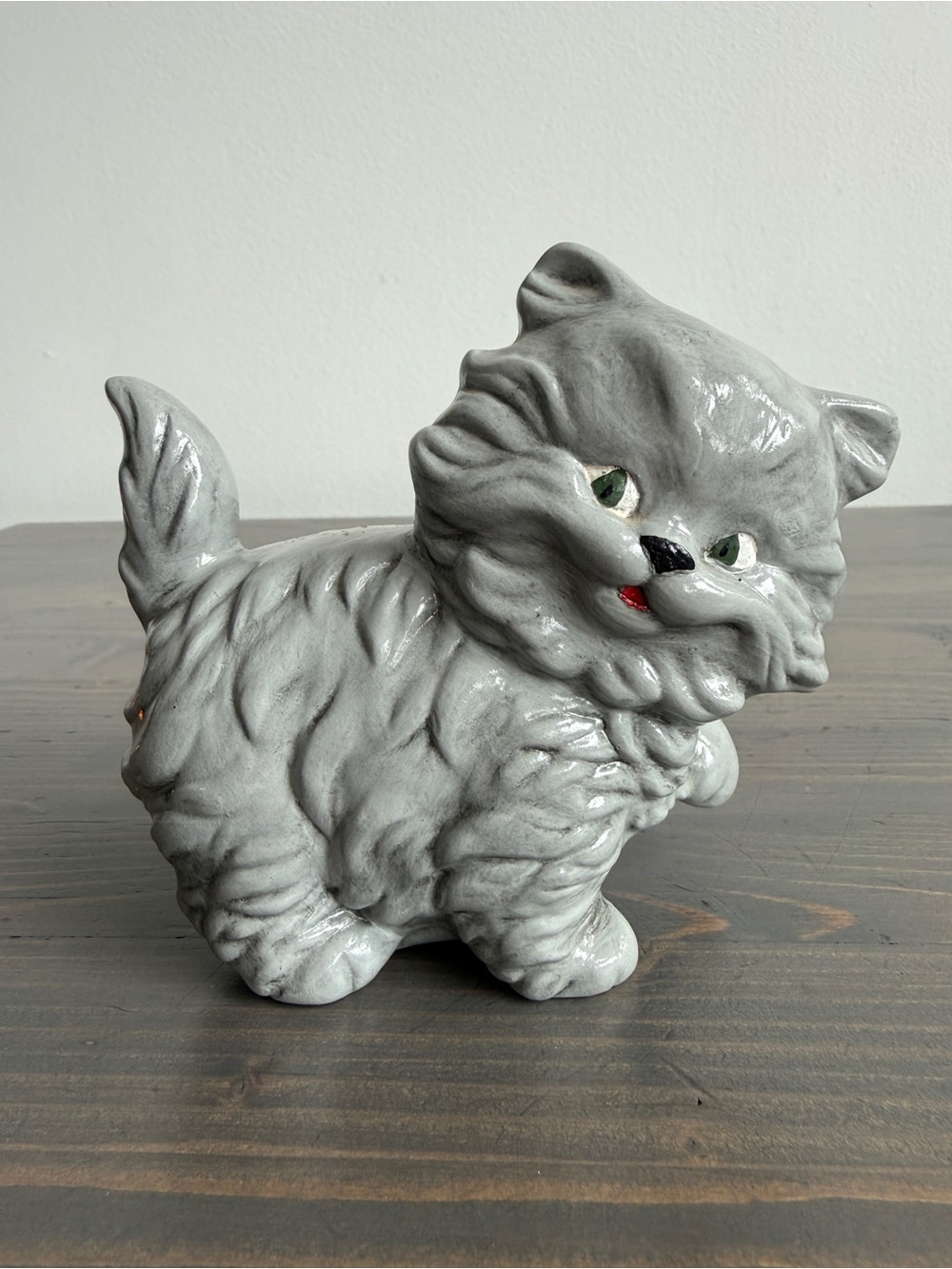 Vintage ceramic cat figurine